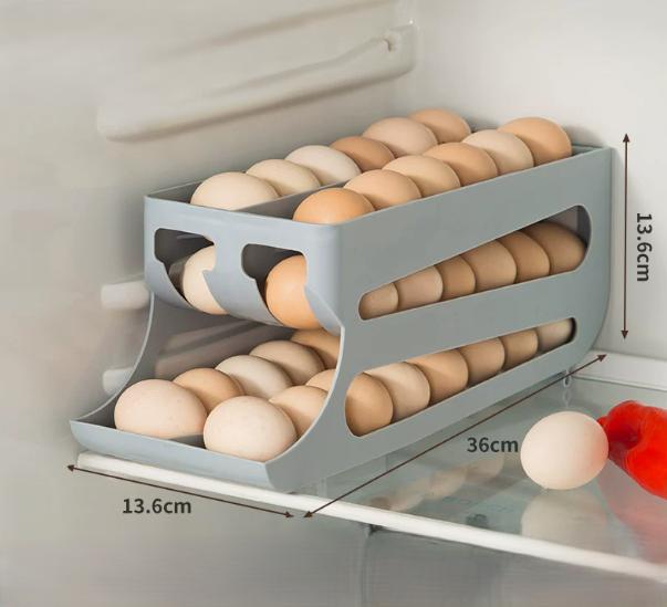 Rolling Egg Dispenser Storage Box