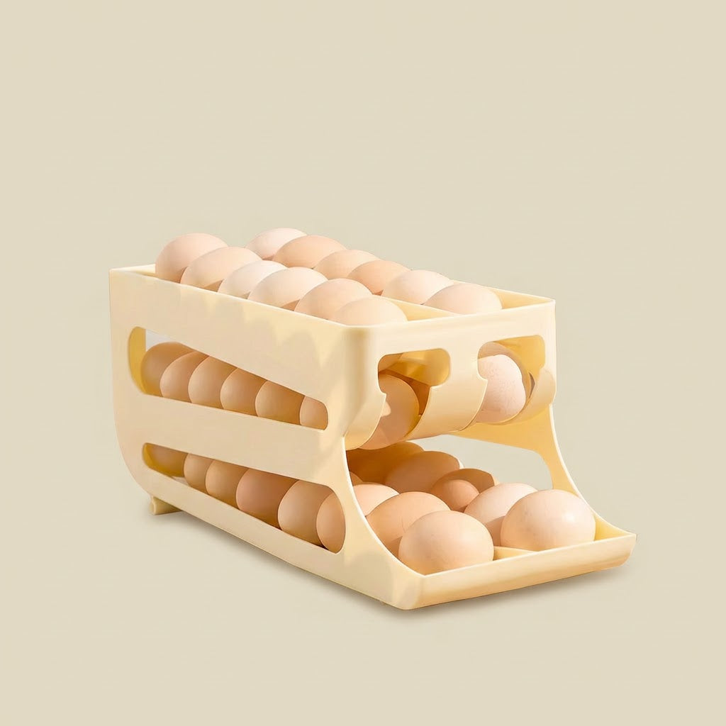 Rolling Egg Dispenser Storage Box